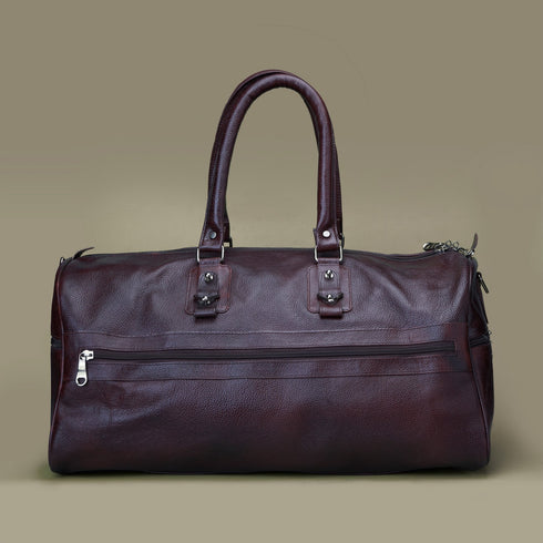 Baliga Genuine Leather Duffle CarryAll Bag